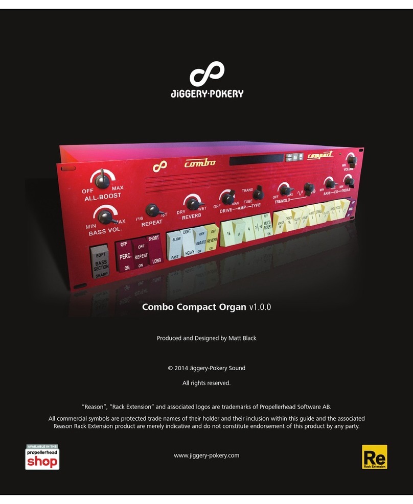Jiggery-Pokery Combo Compact Organ v1.0.0 manual