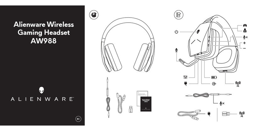 Alienware AW988 quick start guide