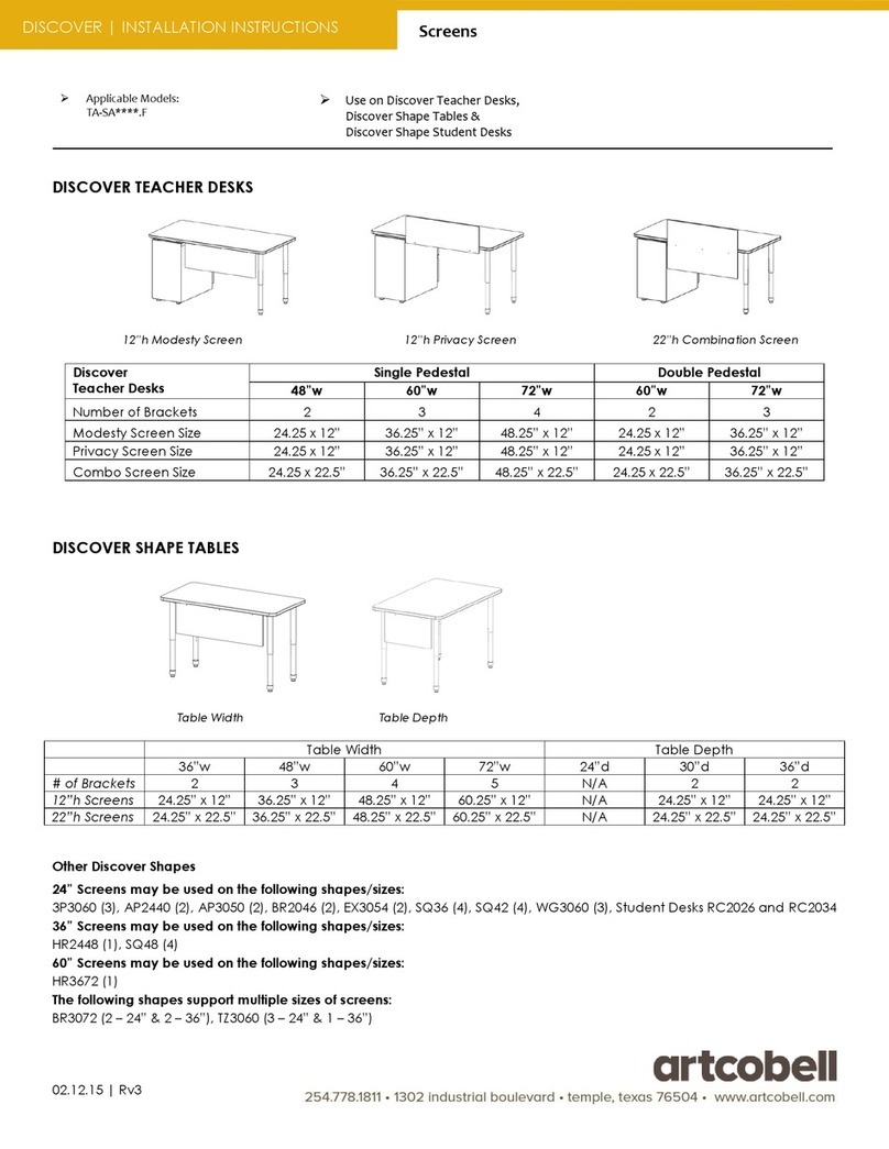 Artcobell TA-SA.F Series installation instructions Artcobell TA-SA.F Series installation instructions