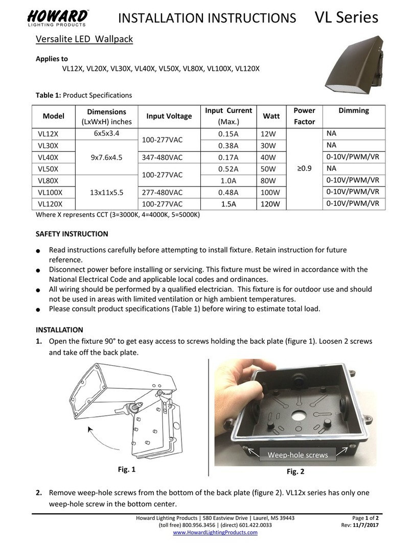 Howard VL Series Service manual