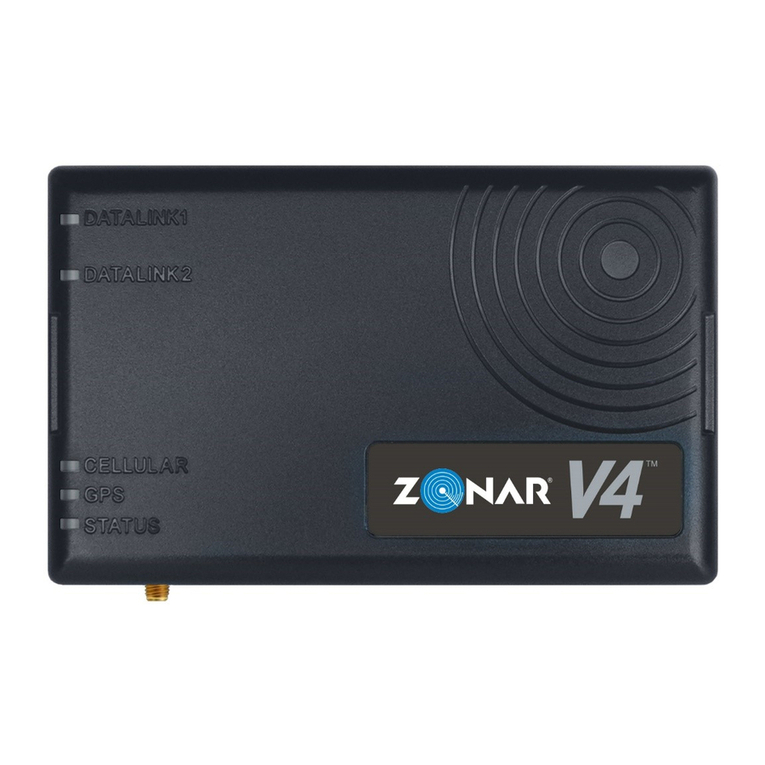 Zonar V4 Installation & user guide