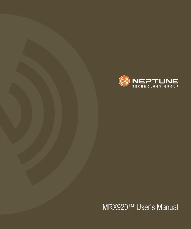 Neptune MRX920 user manual