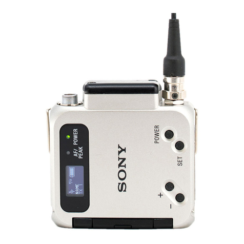 Sony DWT-B03R operating instructions
