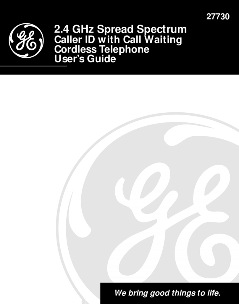 GE 2-7730 User manual