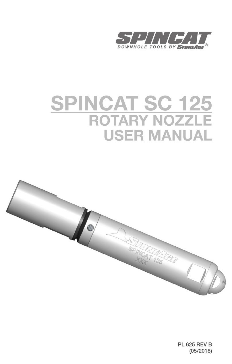 StoneAge SPINCAT SC-125 user manual StoneAge SPINCAT SC-125 user manual