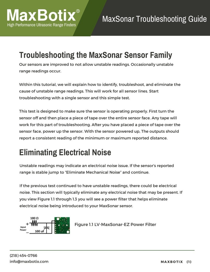 MAXBOTIX MaxSonar series troubleshooting guide
