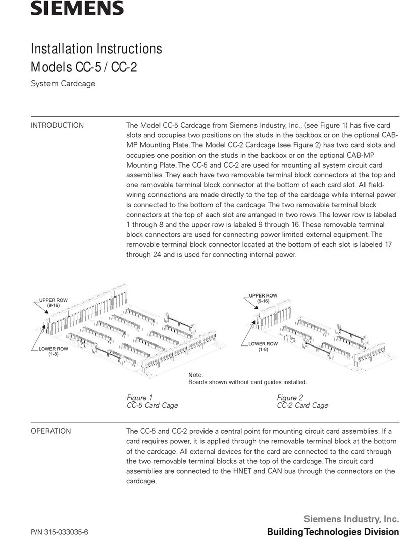 Siemens CC-5 User manual