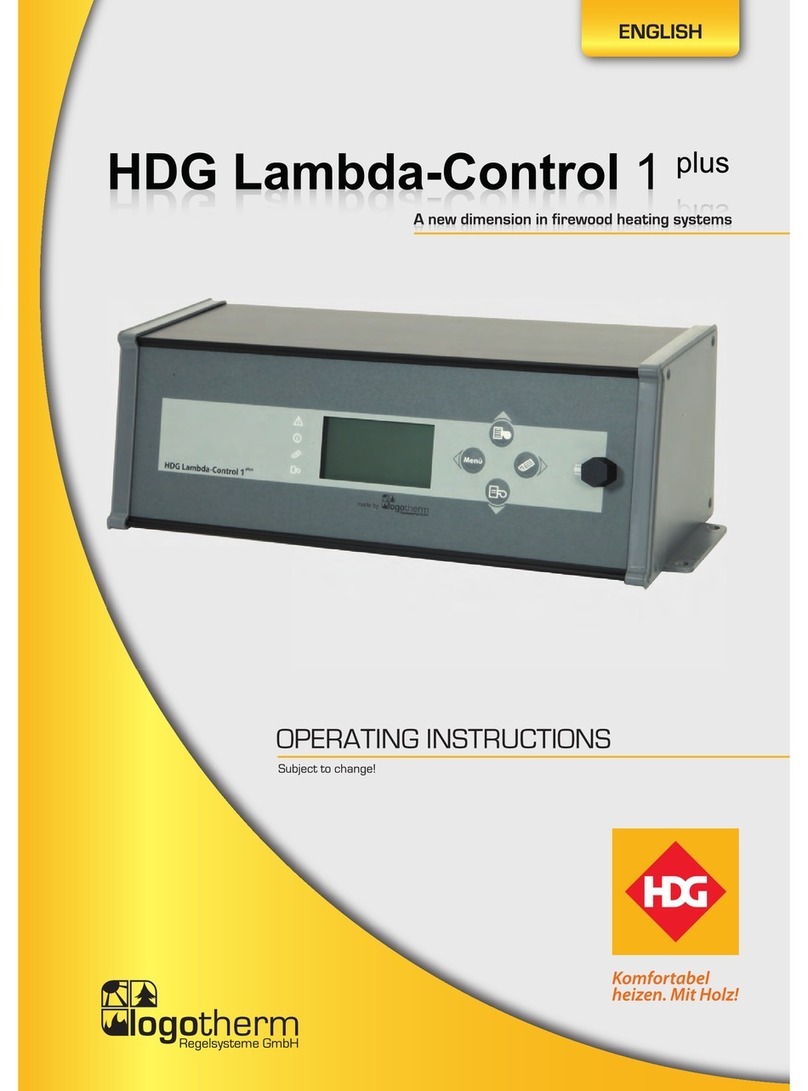 HDG Lambda-Control 1 plus operating instructions