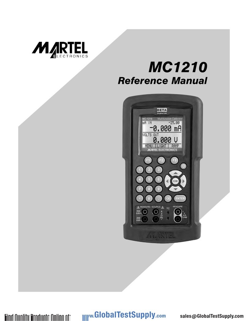 Martel MC1210 User manual