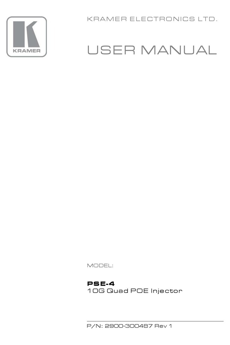 Kramer PSE-4 User manual