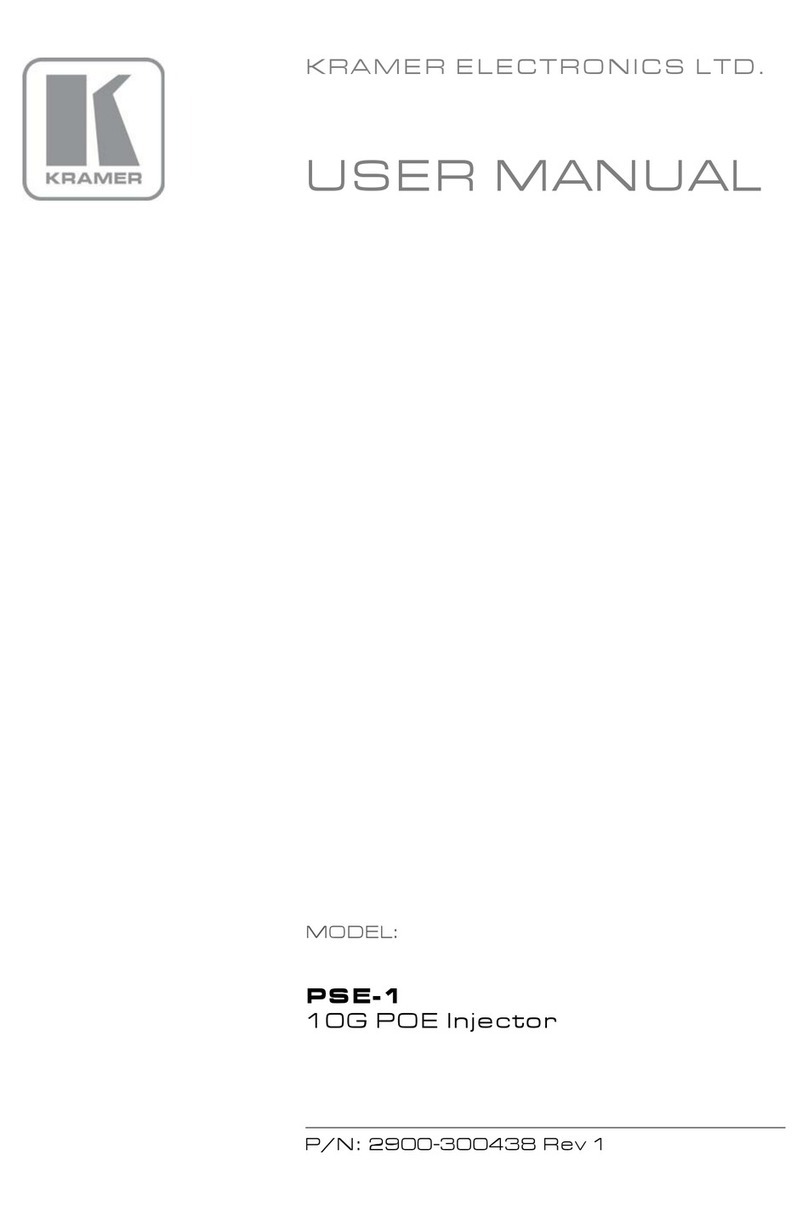 Kramer PSE-1 user manual