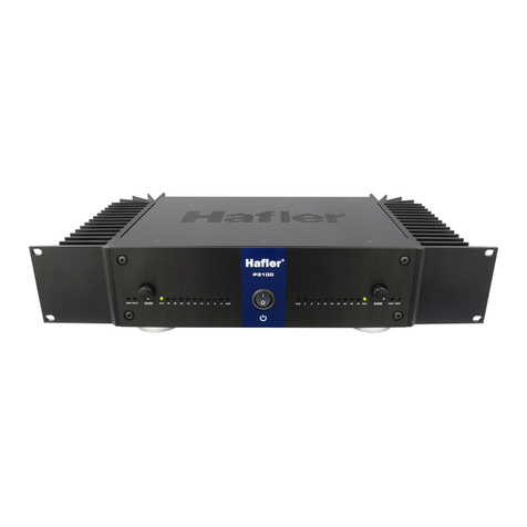 Hafler P3100 User manual