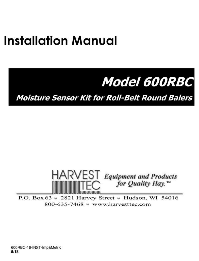 Harvest TEC 600RBC installation manual
