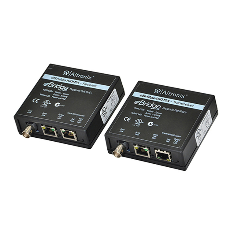 Altronix eBridge100RMT User manual