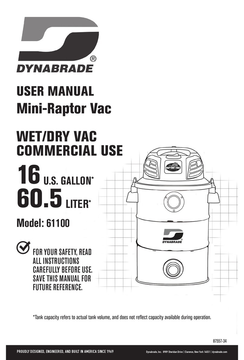 Dynabrade Mini-Raptor Vac 61100 User manual