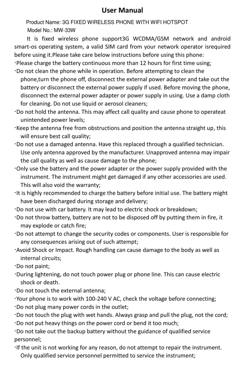 MaxComm MW-33W user manual