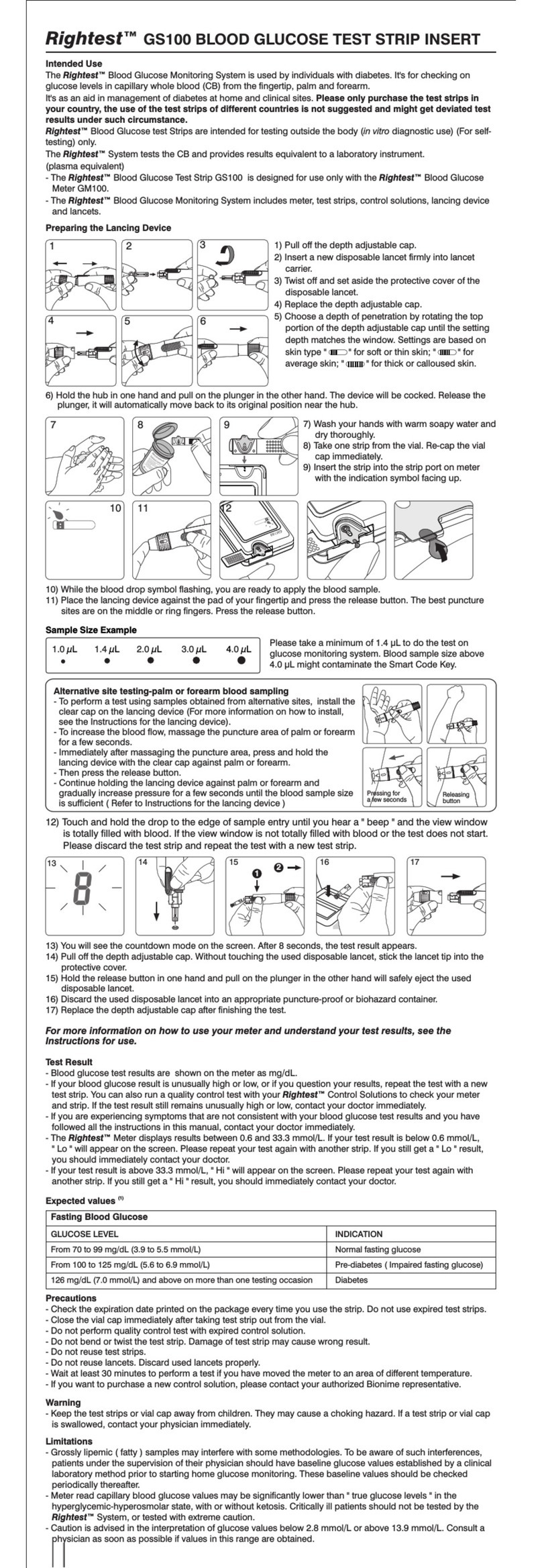Rightest GS100 manual