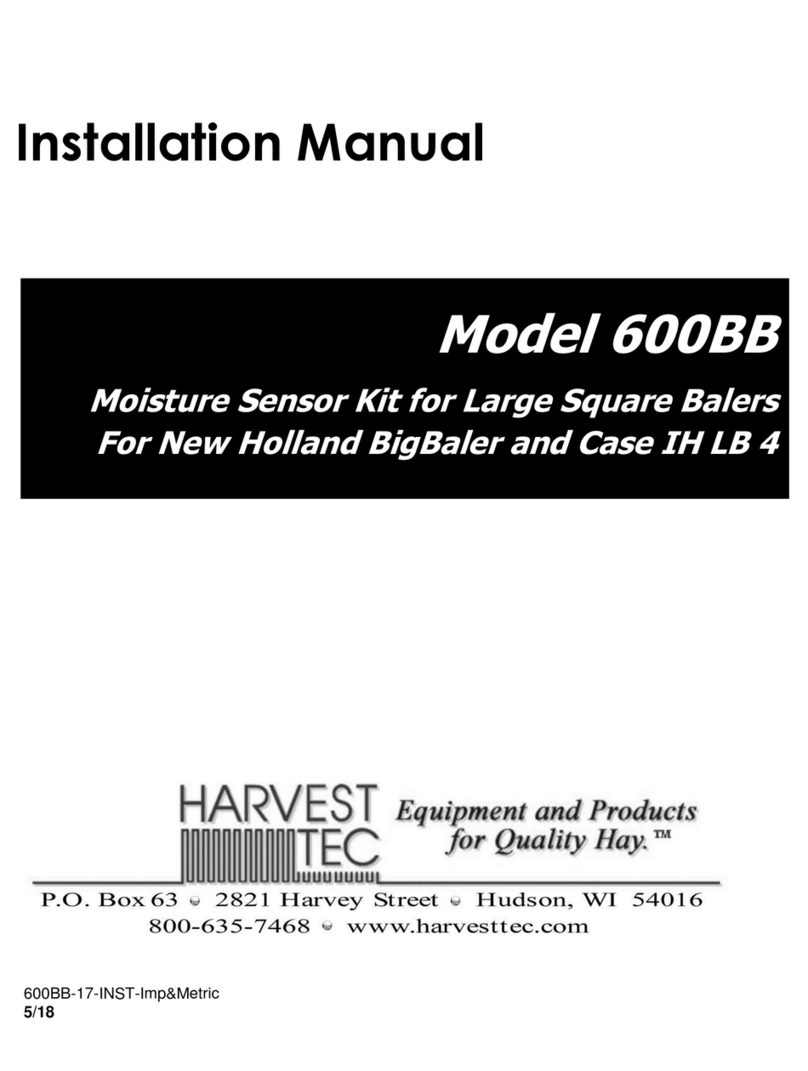 Harvest TEC 600BB installation manual