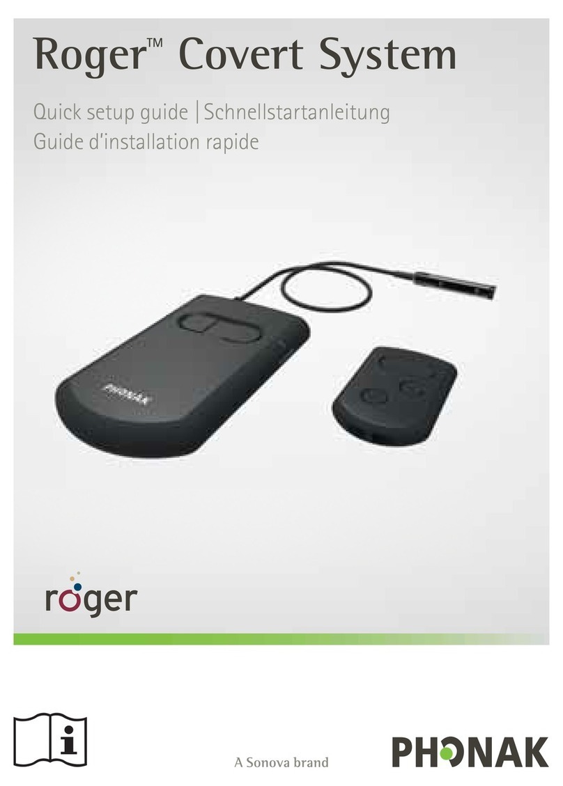Phonak roger User manual