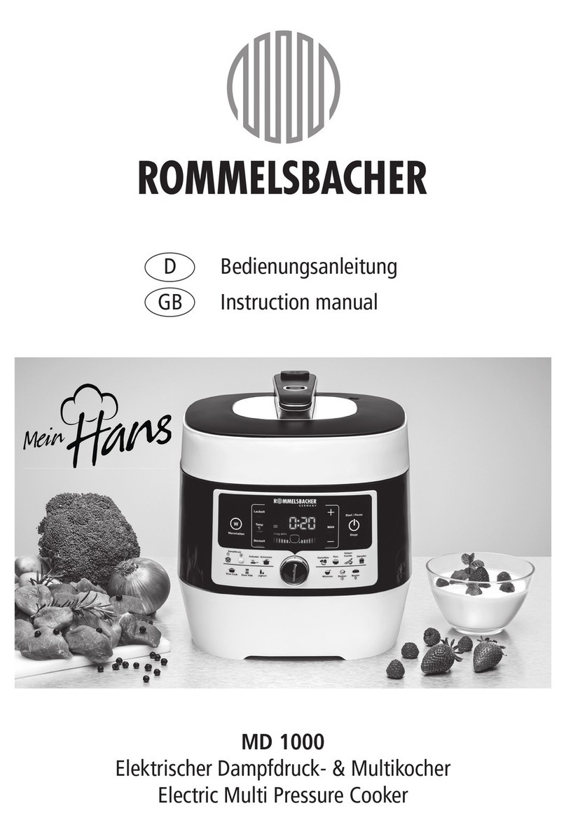 Rommelsbacher MD 1000 instruction manual