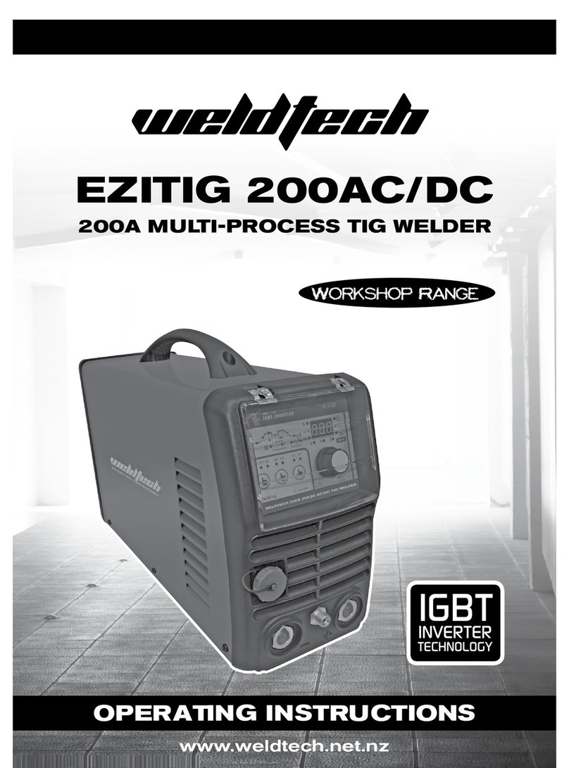 WELDTECH EZITIG 200AC/DC operating instructions WELDTECH EZITIG 200AC/DC operating instructions