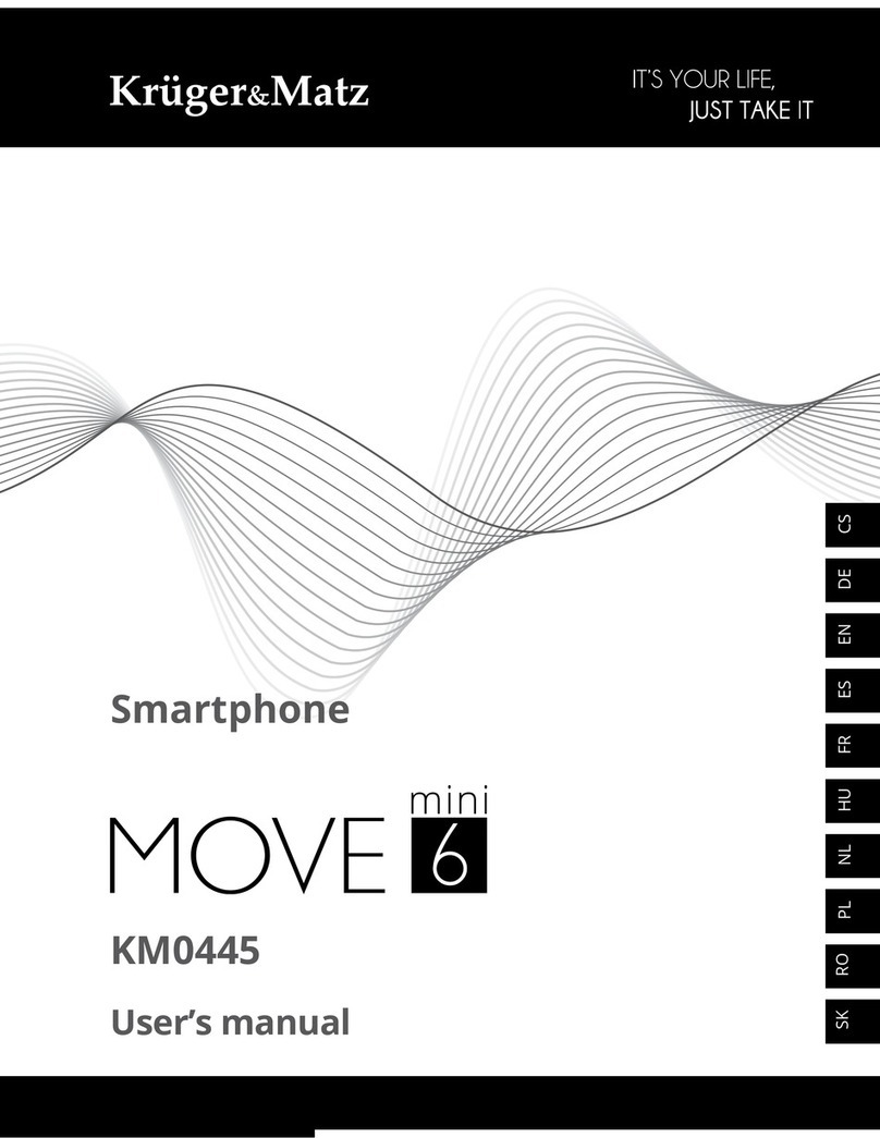 Kruger&Matz Move 6 mini User manual Kruger&Matz Move 6 mini User manual