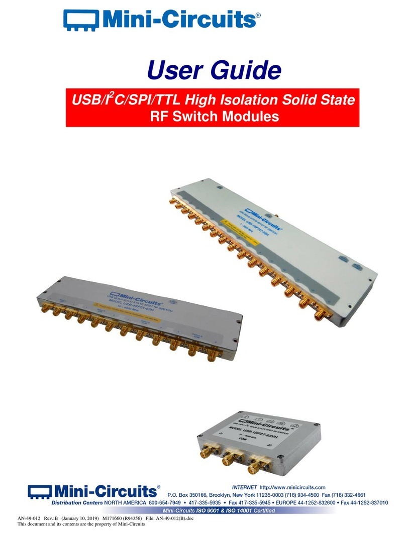 Mini-Circuits U2C-1SP2T-63VH user guide