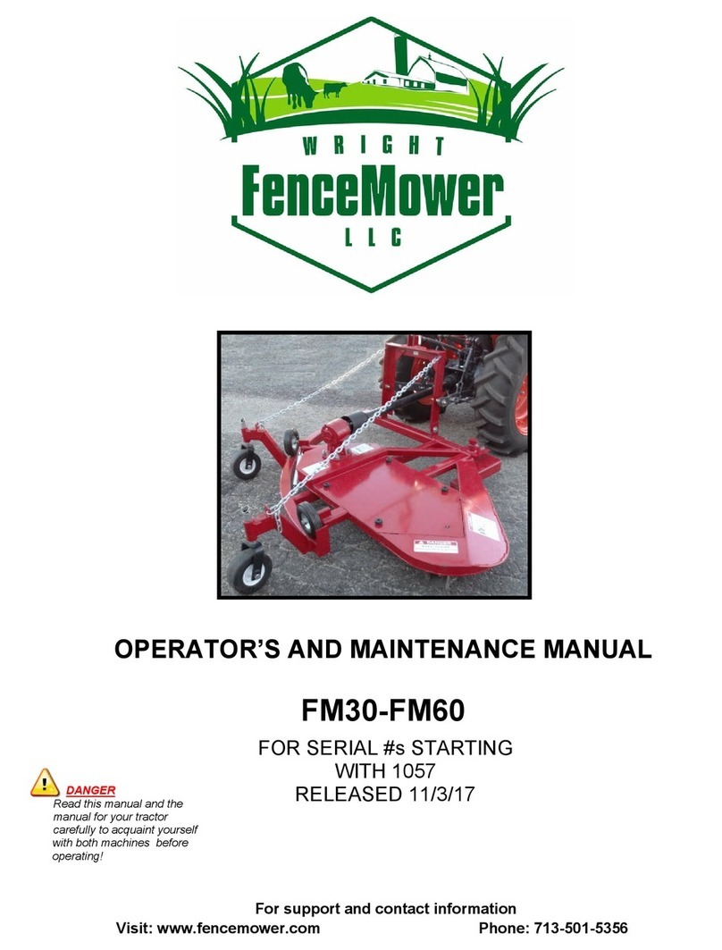 Fence Mower FM30 Operator and  maintenance manual