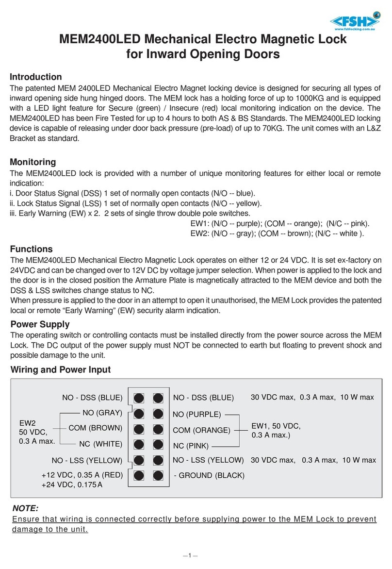 FSH MEM2400LED User manual