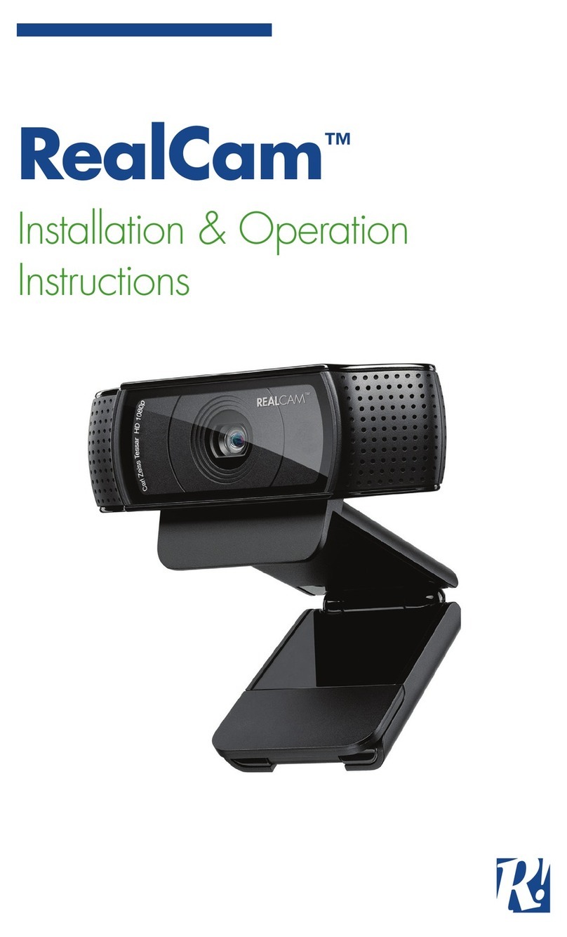 Reahard & Associates RealCam Installation & operation instructions
