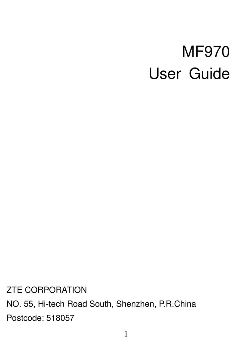 Zte MF970 User manual