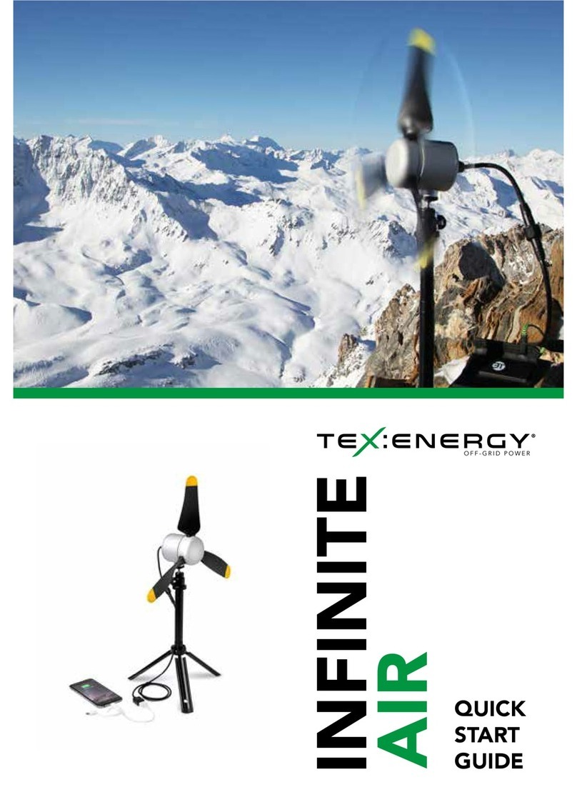 Tex Energy Infinite Air quick start guide