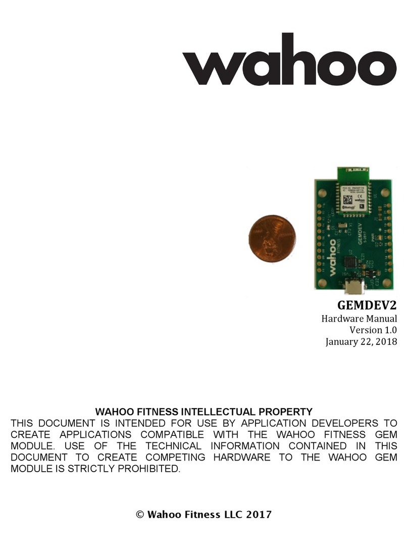 Wahoo Fitness GEMDEV2 User manual