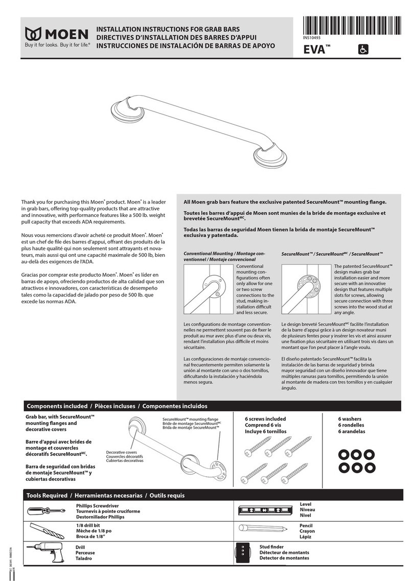 Moen EVA series installation instructions