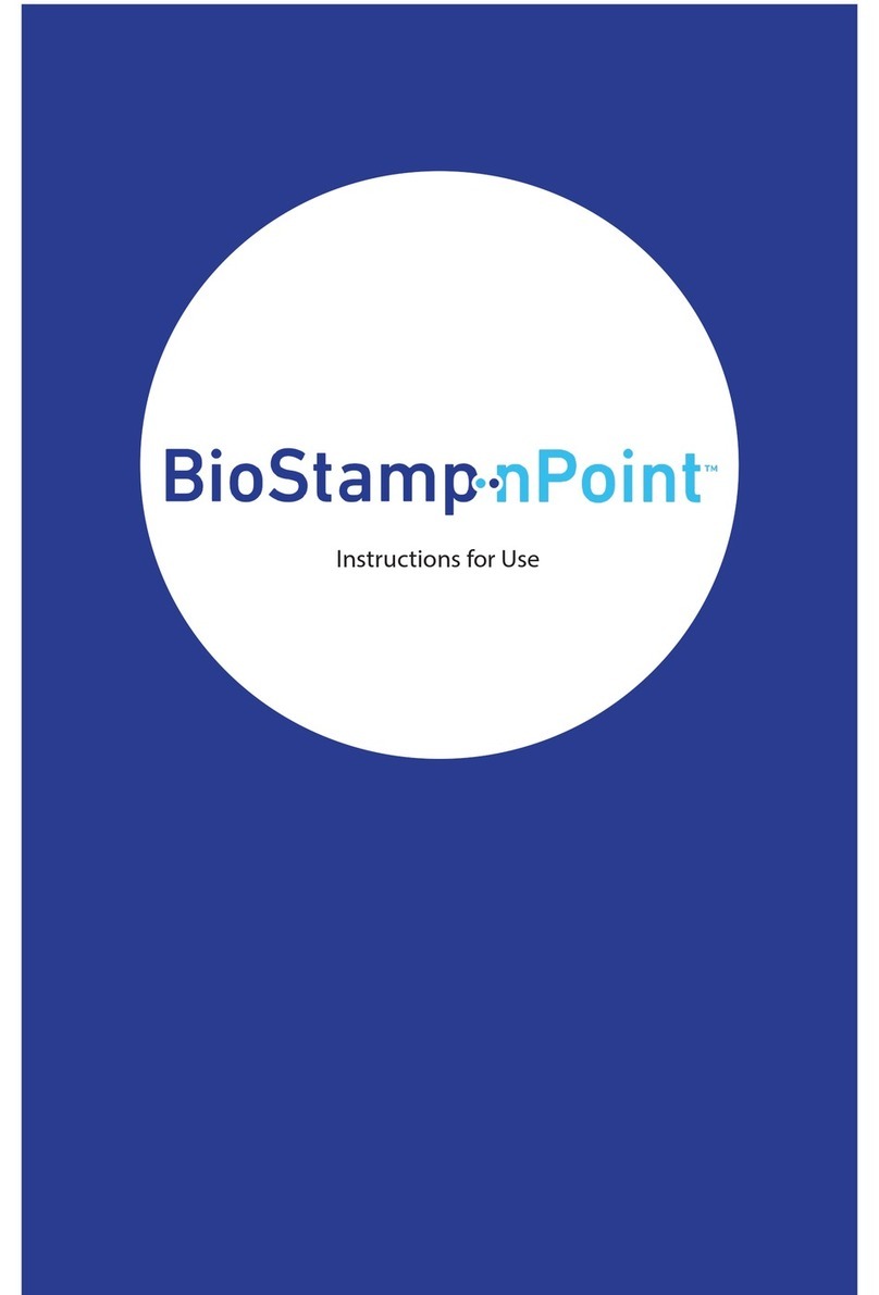 MC10 BioStamp nPoint Instructions for use