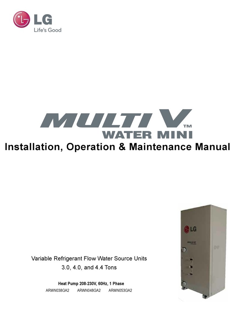 LG Multi V water mini Series Owner's manual