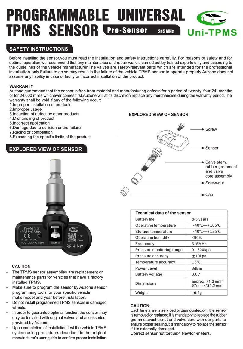 Auzone Pro-Sensor manual