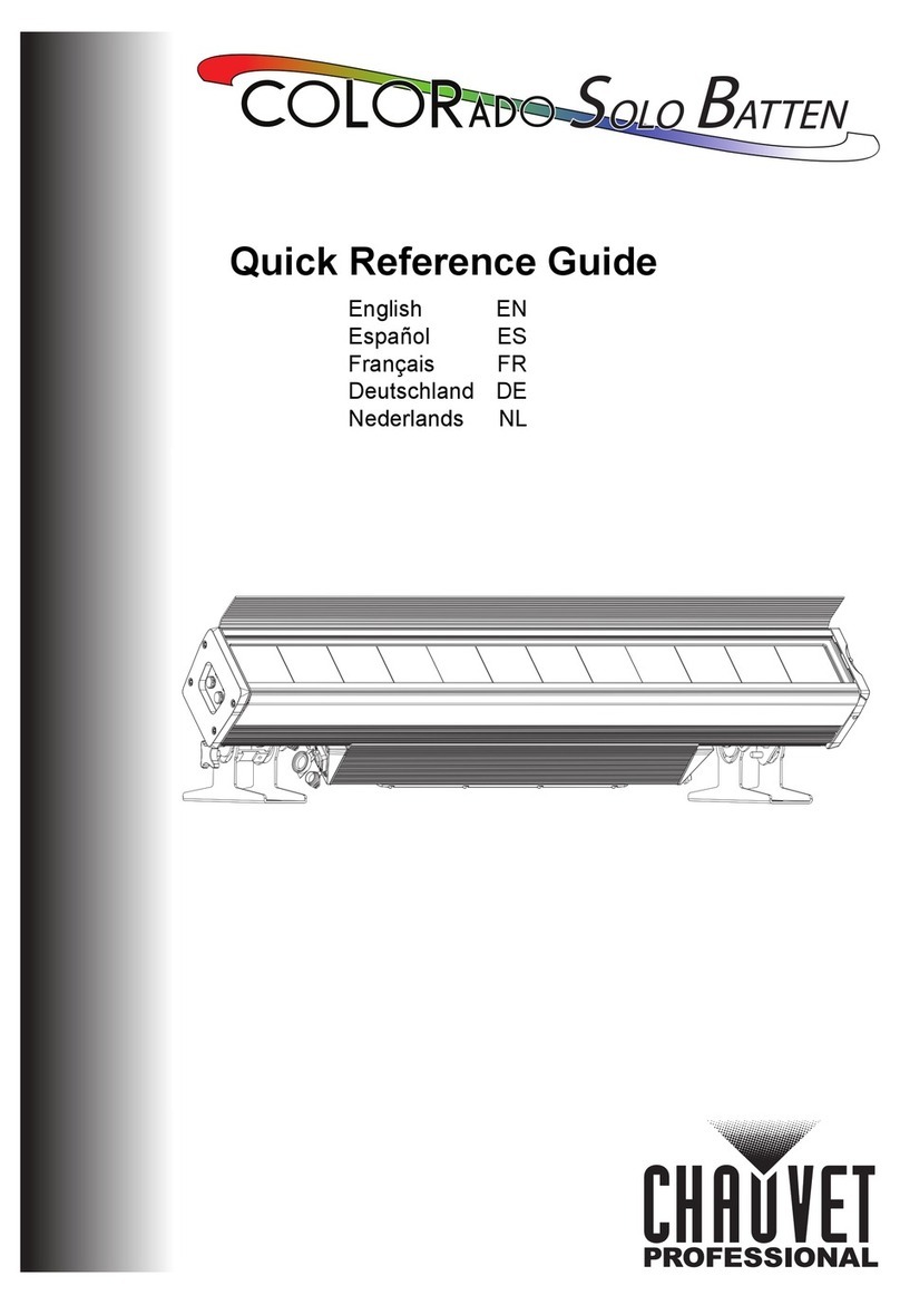 Chauvet COLORado Solo Batten User manual