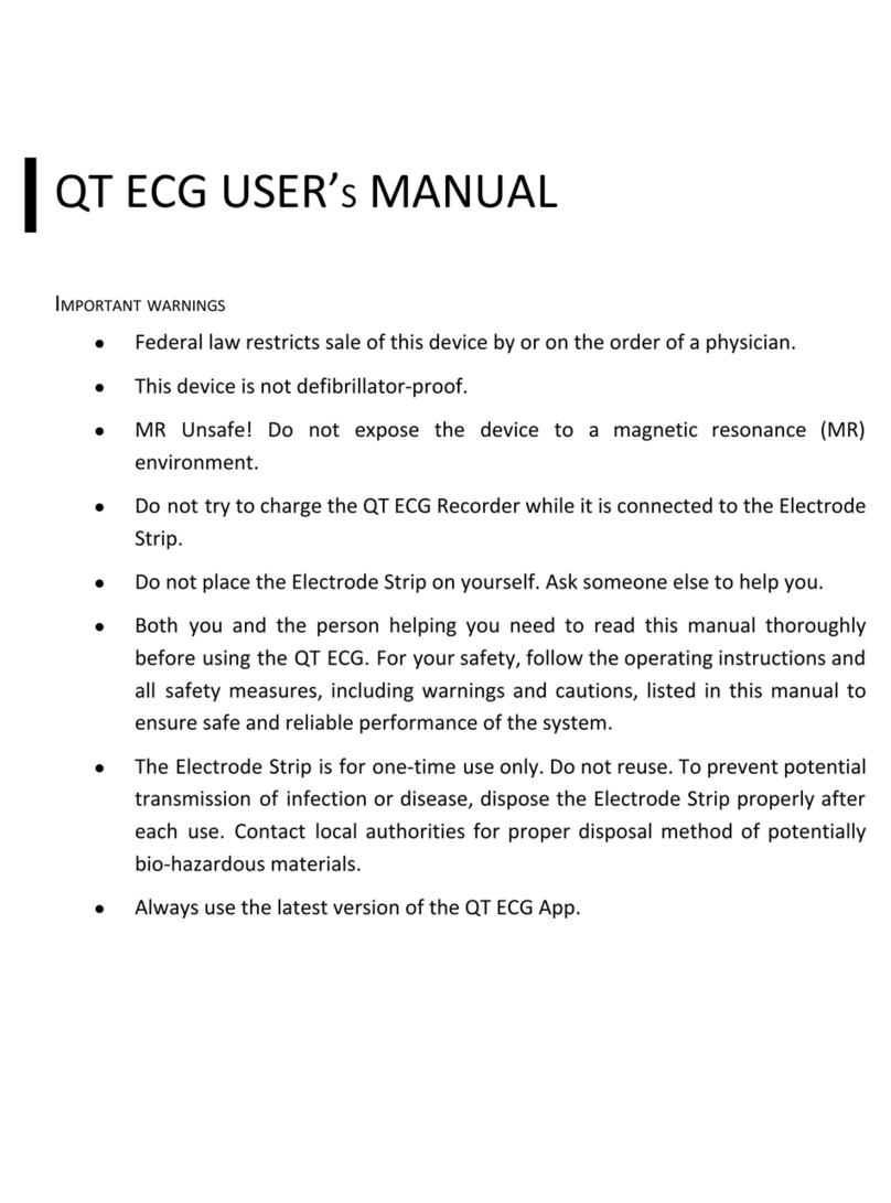 QT Medical QT ECG QTERD100 User manual