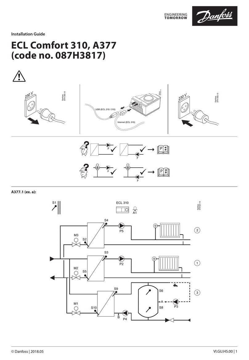 Danfoss 087H3817 User manual Danfoss 087H3817 User manual