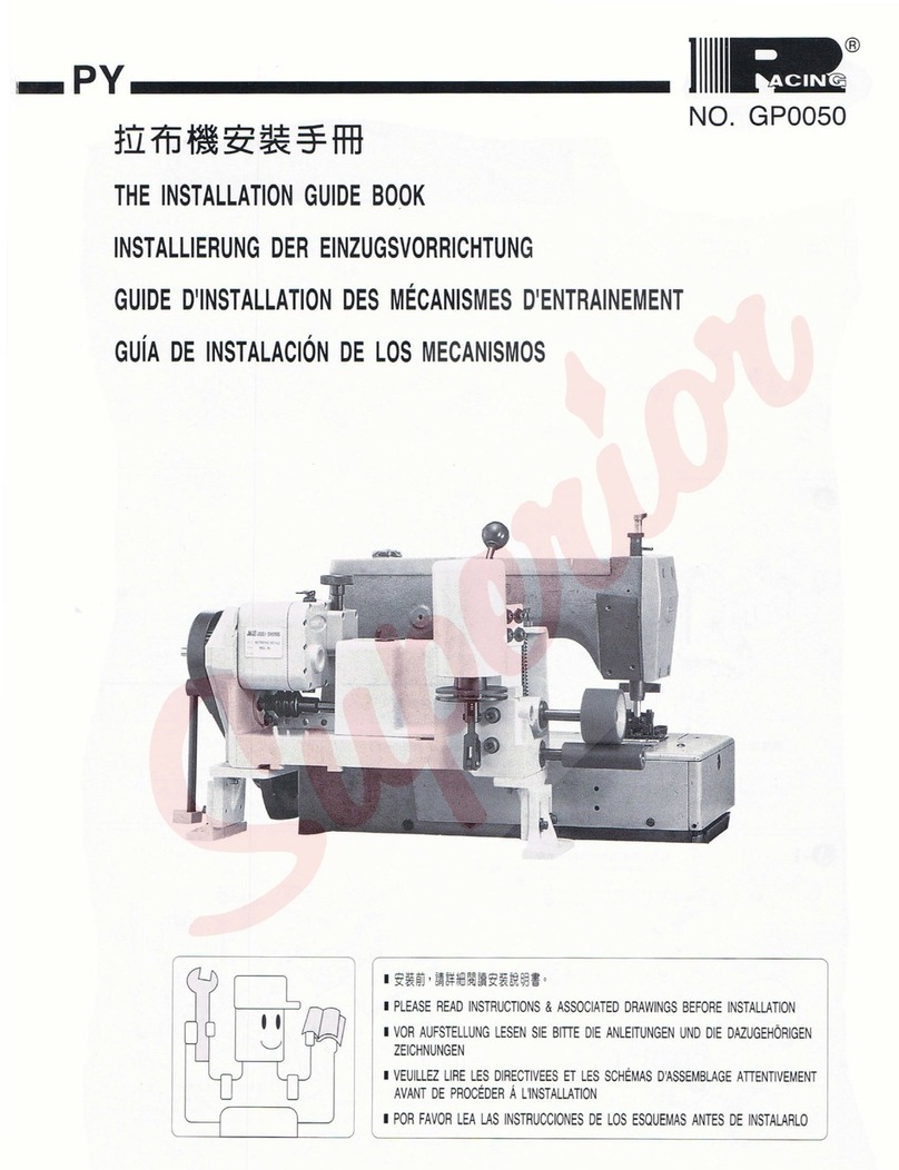 Racing PY Series User manual