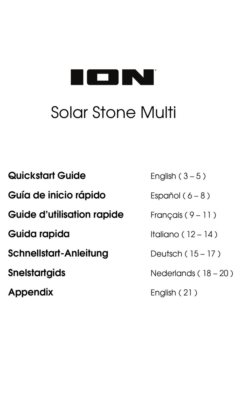 ION Solar Stone Multi quick start guide