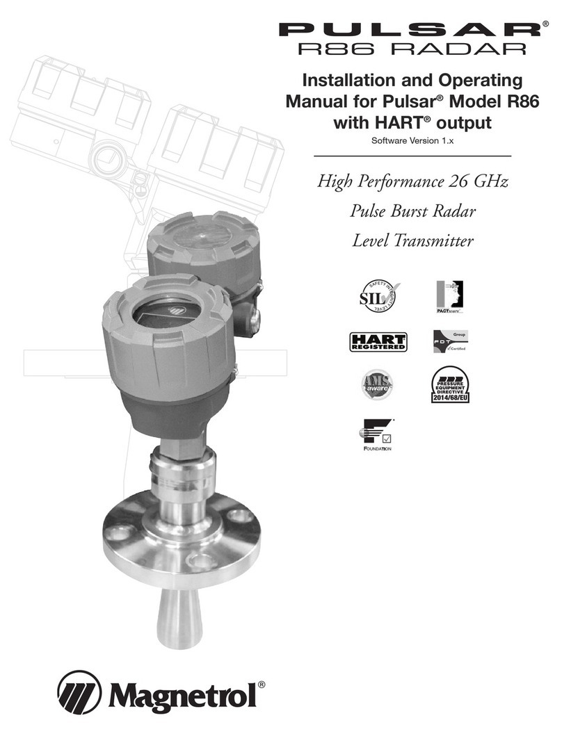 Magnetrol Pulsar R86 User manual