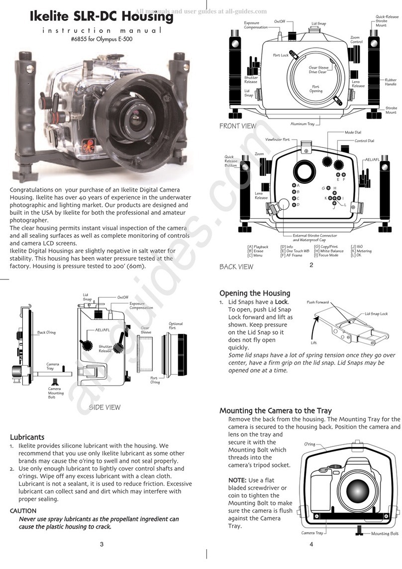 Ikelite SLR-DC 6855 User manual Ikelite SLR-DC 6855 User manual