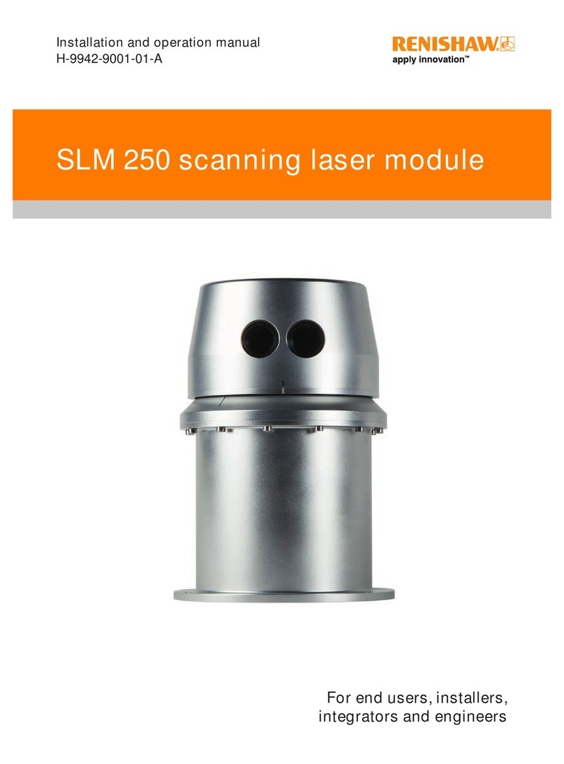 Renishaw SLM 250 Installation and operation
