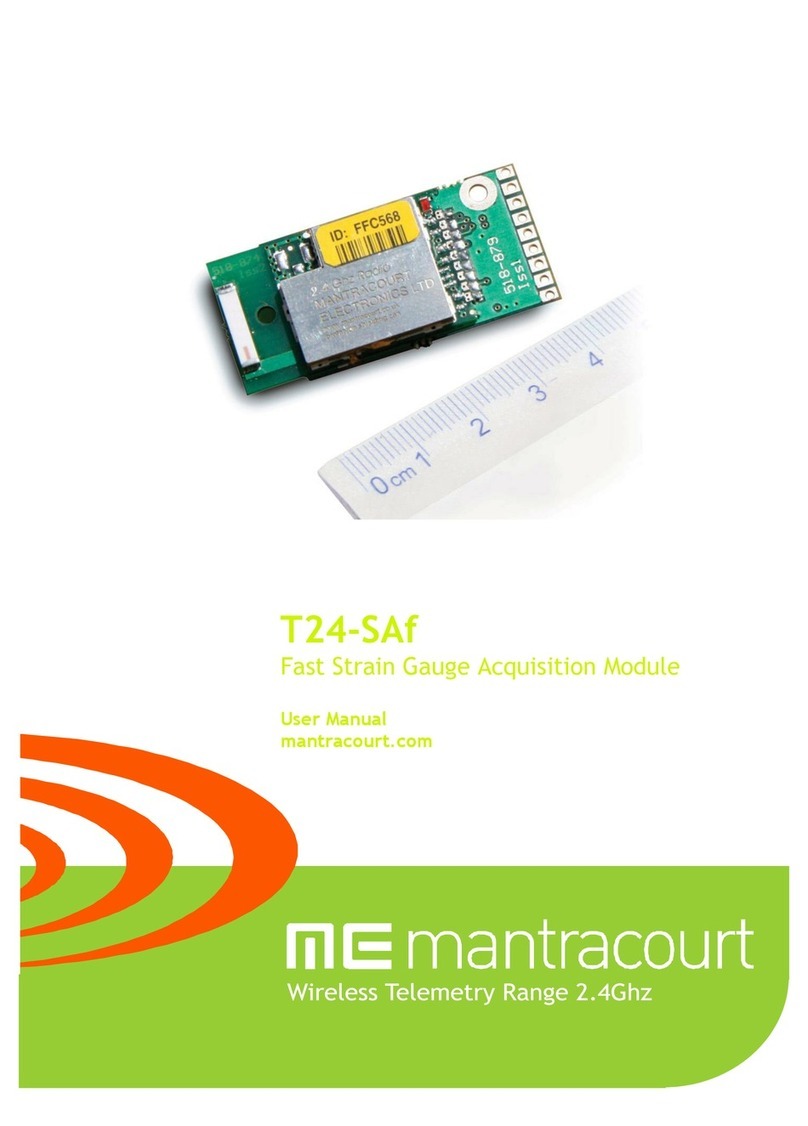 Mantracourt T24-SAf user manual Mantracourt T24-SAf user manual