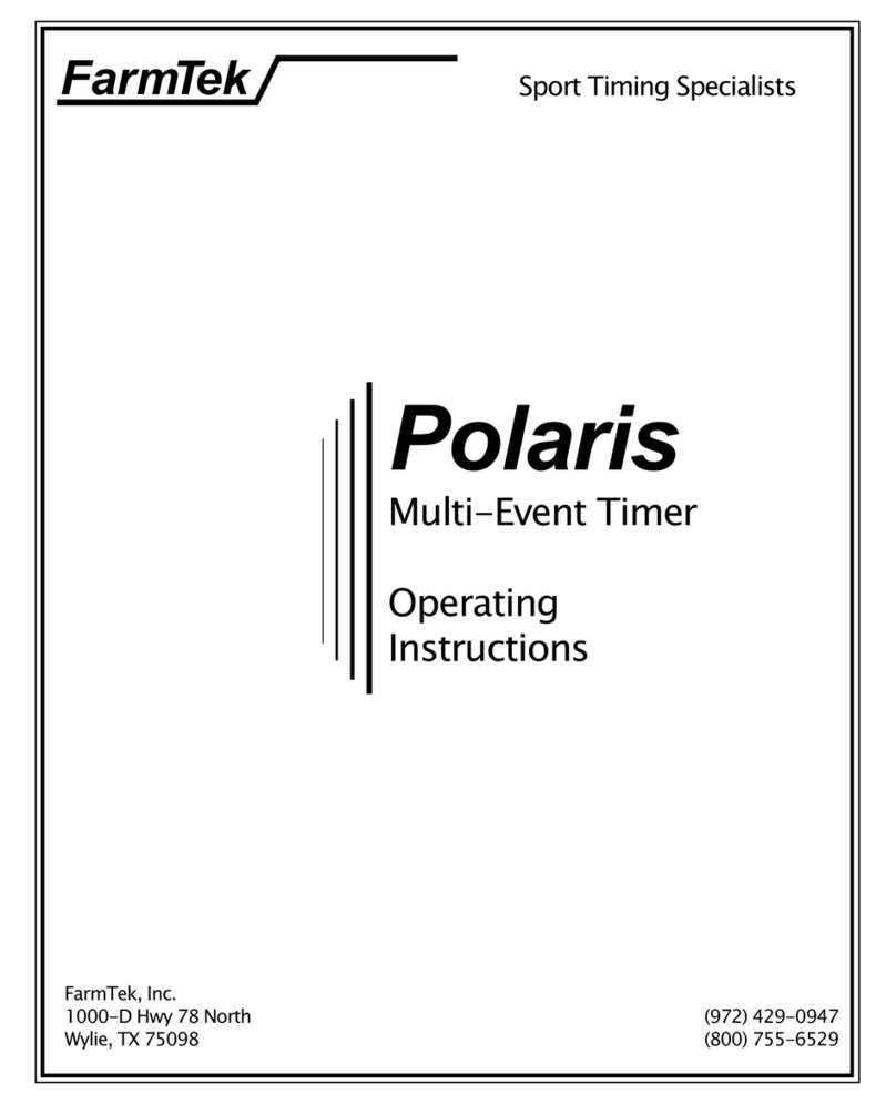 FarmTek Polaris User manual