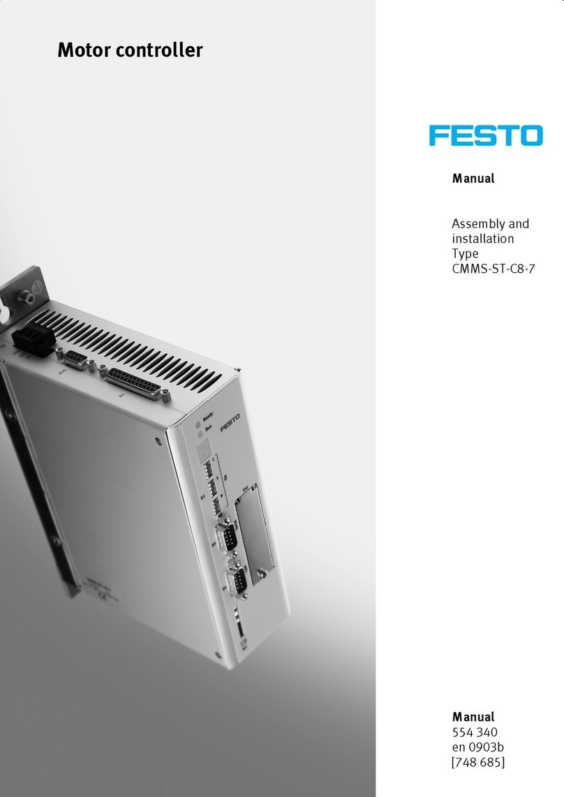 Festo CMMS-ST-C8-7 Assembly and installation