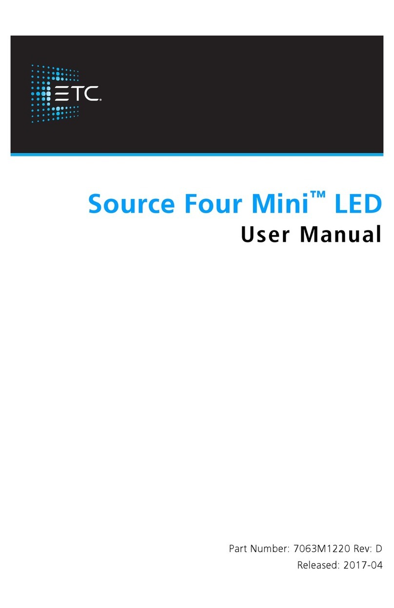 ETC Source Four Mini LED User manual ETC Source Four Mini LED User manual