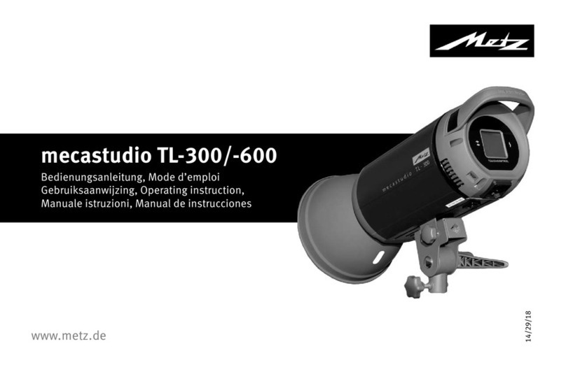 Metz mecastudio TL-600 Operating	 instruction